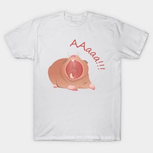 Toothy hamster screams loudly T-Shirt